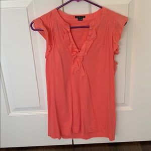 Theory flutter sleeve top